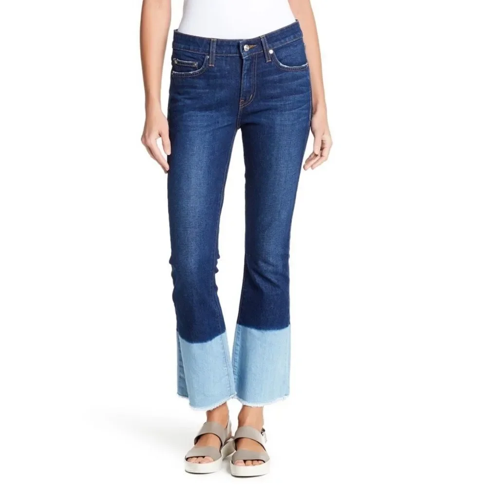 Derek Lam 10 Crosby Dip Dye Jane Flip Fop Jeans Size 27 festival rodeo jeans